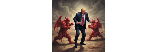 TRUMP FIGHTS WITH HIS DEMONS