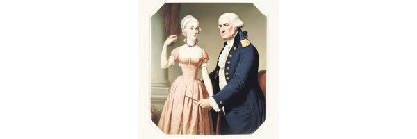 TRUMP MEETS GEORGE WASHINGTON'S WIFE -- ONE -- Posters/Wall Art