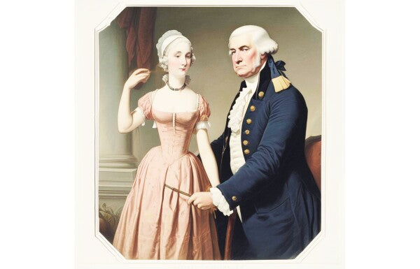 TRUMP MEETS GEORGE WASHINGTON'S WIFE -- ONE -- Posters/Wall Art