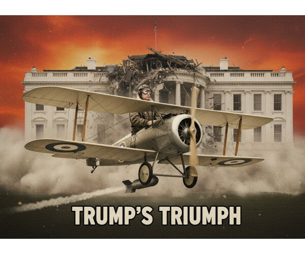 TRUMP TRACKS DOWN HIS OWN HATED WHITE HOUSE -- ONE -- Posters/Wall Art