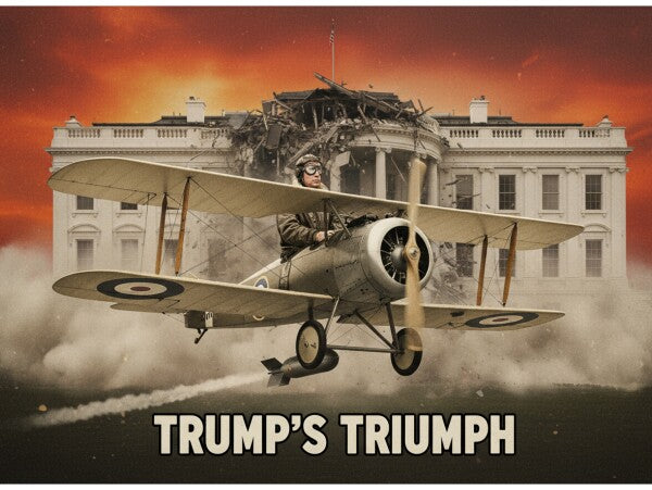 TRUMP TRACKS DOWN HIS OWN HATED WHITE HOUSE -- ONE -- Posters/Wall Art