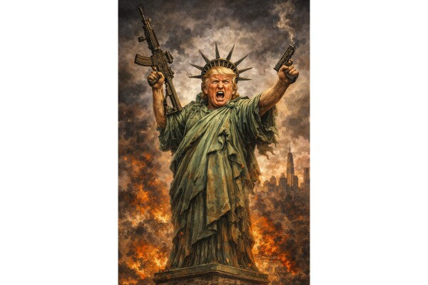 WALL ART TWO--TRUMP AS THE NEW STATUE OF LIBERTY--Wall Art--ONE