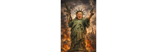 WALL ART TWO--TRUMP AS THE NEW STATUE OF LIBERTY--Wall Art--ONE