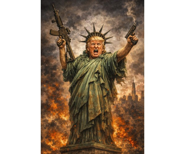 WALL ART TWO--TRUMP AS THE NEW STATUE OF LIBERTY--Wall Art--ONE