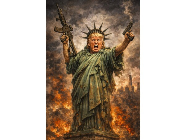 WALL ART TWO--TRUMP AS THE NEW STATUE OF LIBERTY--Wall Art--ONE