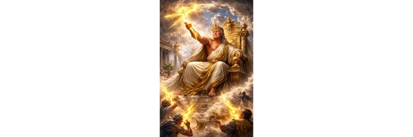 WALL ART/POSTERS--TRUMP ON HIS GOLDEN THRONE--ONE