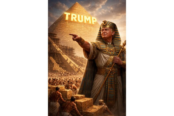 WALL ART/POSTERS --TRUMP AS PHAROAH--ONE