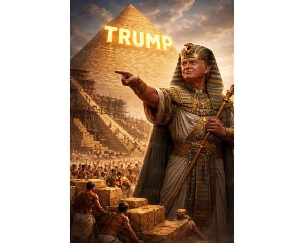 WALL ART/POSTERS --TRUMP AS PHAROAH--ONE