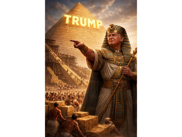 WALL ART/POSTERS --TRUMP AS PHAROAH--ONE