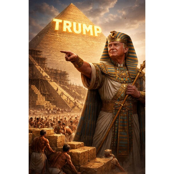 WALL ART/POSTERS --TRUMP AS PHAROAH--ONE