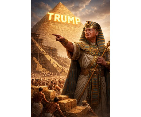 WALL ART/POSTERS --TRUMP AS PHAROAH--ONE