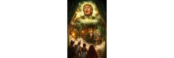 WALL ART/POSTERS--TRUMP AS THE MASTER WIZARD--ONE