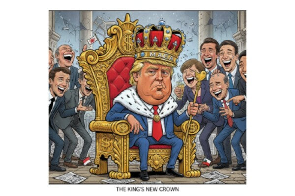 TRUMP THE AMERICAN KING--POSTERS/WALL ART--ONE