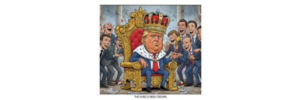 TRUMP THE AMERICAN KING--POSTERS/WALL ART--ONE