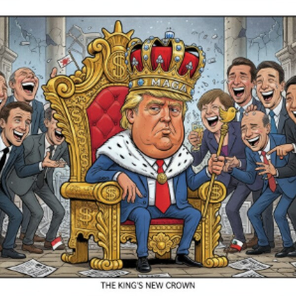 TRUMP THE AMERICAN KING--POSTERS/WALL ART--ONE