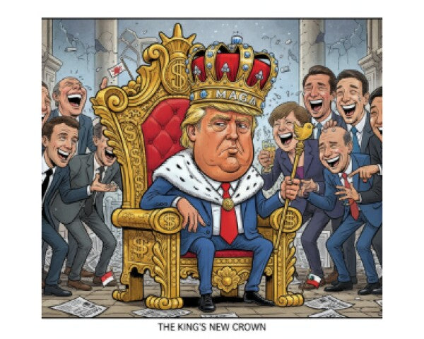 TRUMP THE AMERICAN KING--POSTERS/WALL ART--ONE
